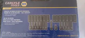 61-0217 CARLYLE HAND TOOLS Socket Set Impact