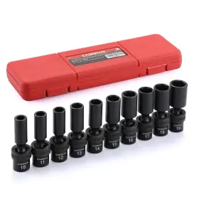 B08J7R22KD CASOMAN Drive Impact Socket Set Point
