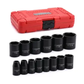 B091KZBB21 CASOMAN Drive Shallow Impact Socket Set