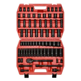 B093BJGT13 CASOMAN Drive Impact Socket Set Ratchet Adapters
