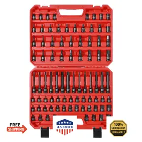 B09L43QJTR CASOMAN Drive Hex Torx Impact Socket Set