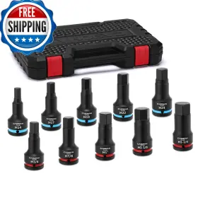 B0FPQMWXXS CASOMAN Drive Impact Hex Bit Driver Set Allen