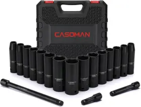 CS251 CASOMAN Drive Impact Socket Set Steel