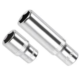 Cocud Cuf240926dd000498 6-point Socket 1/4 Inch Drive 10mm Deep Polished Chromed Cr-v Metric And S
