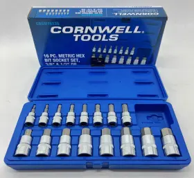 CBSM1623S CORNWELL TOOLS Hex Bit Socket Set