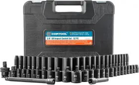 75400052 CORTOOL Impact Socket Set Phosphate