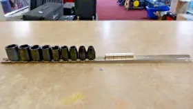 15838-3-4-15830-1-4 CRAFTSMAN Drive Point Socket Set Rack