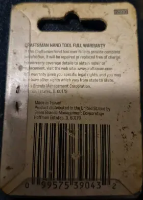 2930 CRAFTSMAN Axess Drive Socket Square Adapter Nos #2