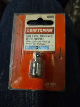 2930 CRAFTSMAN Axess Drive Socket Square Adapter Nos
