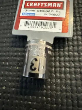 34609 CRAFTSMAN Sears Drive Shallow Point Socket Nos #2