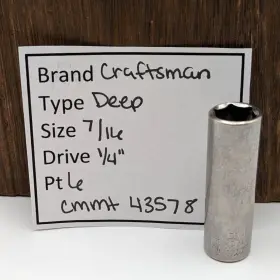 CMMT43578 CRAFTSMAN Socket Drive Point