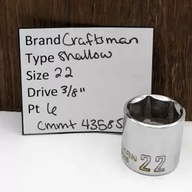 CMMT43585 CRAFTSMAN Shallow Socket Drive Point