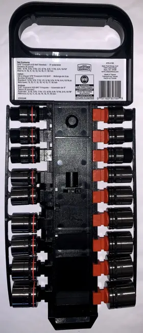 CSWS38B CRESCENT Drive Point Socket Combination Wrench Set #2