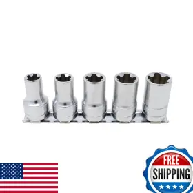 Cta Tools B082lrwjp3 5065 5 Pc. Pt. Epr Torx Plus Socket Set - 3/8 Dr