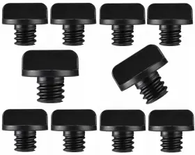 Czjiawo Czjw250410 10pcs C7 Light Socket Safety Cap Plugs C7/e12 Bulb Black 10