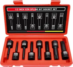 Kts-m DAKCOS Spline Tip Bit Socket Set Xzn Triple Square