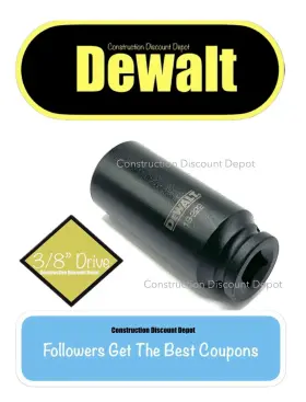 DWMT19222 DEWALT Drive Point Impact Socket