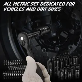 DISEN-64TTZT DISEN Drive Socket Bits Ratchet Wrench #3