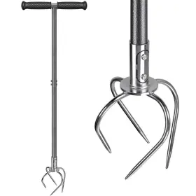 B0D5QXMGDX DOLIBEST Manual Twist Tiller Steel Garden Claw