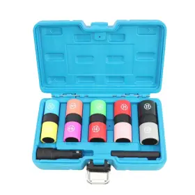 HLSIZ7PT DPTOOL Half Lug Nut Socket Set Drive Impact Metr