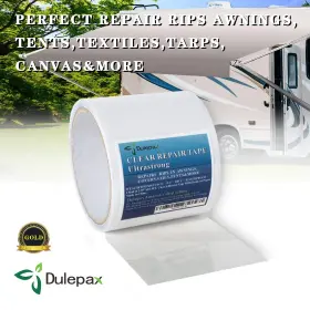 742484209134 DULEPAX Fabric Repair Tape Boat Covers Tent #3