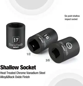 DTIMSS038 DURATECH Drive Impact Socket Set #3