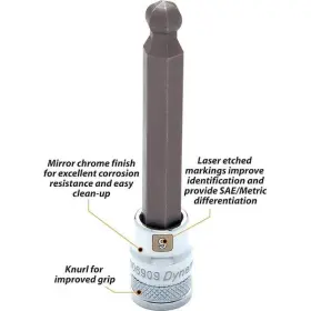 D006904 DYNAMIC Tools Drive Hex Head Ball Nose #2
