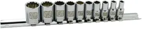 D004007 DYNAMIC TOOLS Drive Point Standard Socket Set #2
