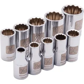 D004007 DYNAMIC TOOLS Drive Point Standard Socket Set