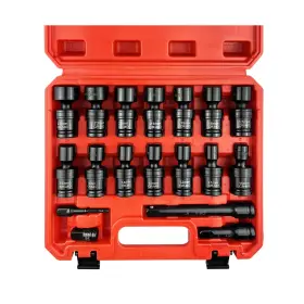 EY032 EACELIY Drive Shallow Impact Socket Set Swivel
