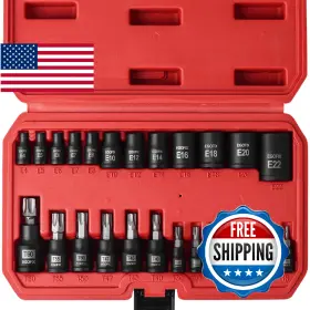 B0DFB8B3KR EGOFIX Torx Bit Socket Set Star Professio