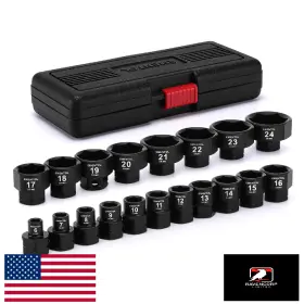 B0FHPY3NWG EMENTOL Drive Nano Impact Socket Set Metri