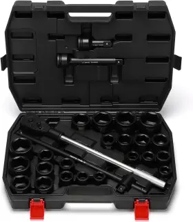 ET-612 EMENTOL Drive Impact Socket Set