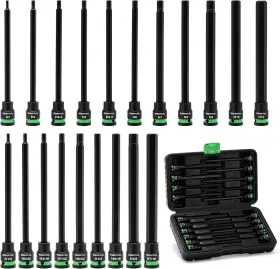 ET-641 EMENTOL Drive Allen Hex Bit Socket Set