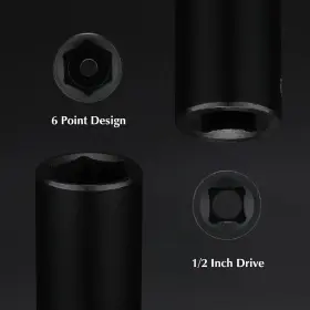 ET539 EMENTOL Drive Impact Socket Set #3