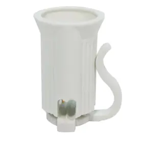 Encoidoz B0b9m3w2pm 100pcs C7 E12 Replacement Bulb Sockets White Socket Spt-1 Christmas