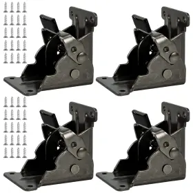 ENENES Folding Bracket Lock Extension Table Bed Leg Bronz