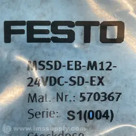 MSSD-EB-M12-24VDC-SD-EX FESTO Plug Socket Fnfp