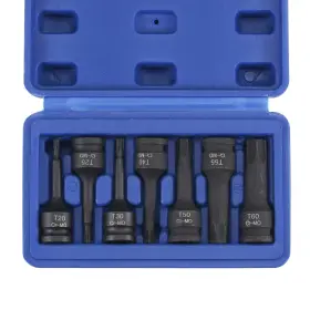 634149411641 FIPUX Impact Torx Bit Socket Set Drive Steel