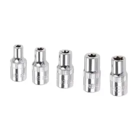 636939905316 FIPUX Pack Drive Torx Shallow Socket Set Steel