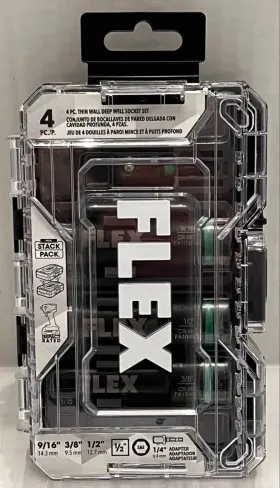 FAM10402-4 FLEX Wall Socket Set