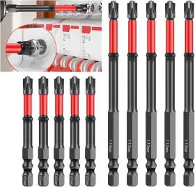 WRM00006 FNLGTN Impact Screwdriver Bit Set Hex Shank