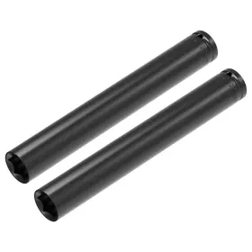 Focmkeas B0c8cgq56z 2 Pcs 1/2 Inch Drive By 22mm Deep Impact Socket Heat-treated Cr-v