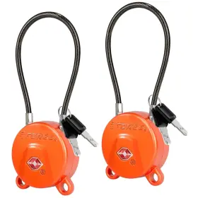 850007797881 FORGE Tsa Luggage Locks Ultra Secure Dimple Key