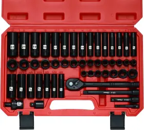 663258168108 FS TOOL Drive Impact Socket Set Standard