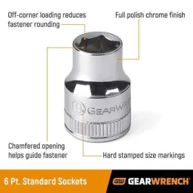 099575805578 GEARWRENCH Drive Point Ratchet Socket Mechanics #3