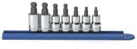 80587 GEARWRENCH Drive Ball End Hex Bit Socket Set