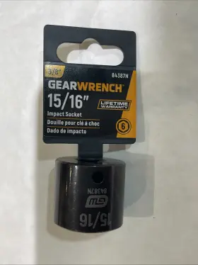 84387N GEARWRENCH Drive Point Shallow Impact Socket