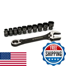 B0F496QNHS GEARWRENCH Combination Wrench Set