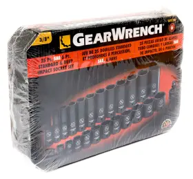 KDT84919 GEARWRENCH Drive Standard Impact Socket Set #3